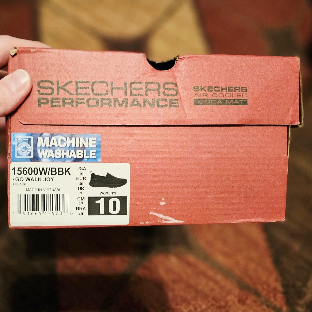 Skechers Womens 10 Black Go Walk Joy Shoes.  Flexable Traction Outer Soles - Picture 7 of 15